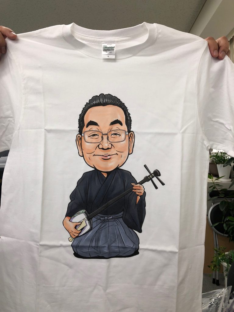 似顔絵Tシャツ