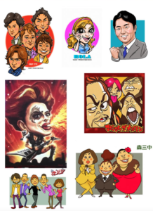 似顔絵イラスト